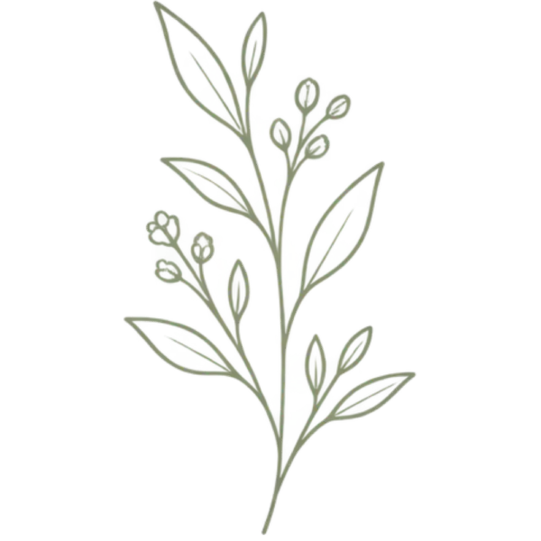 Sage Green Wellness Icon Collection - FLORAL SPRIG